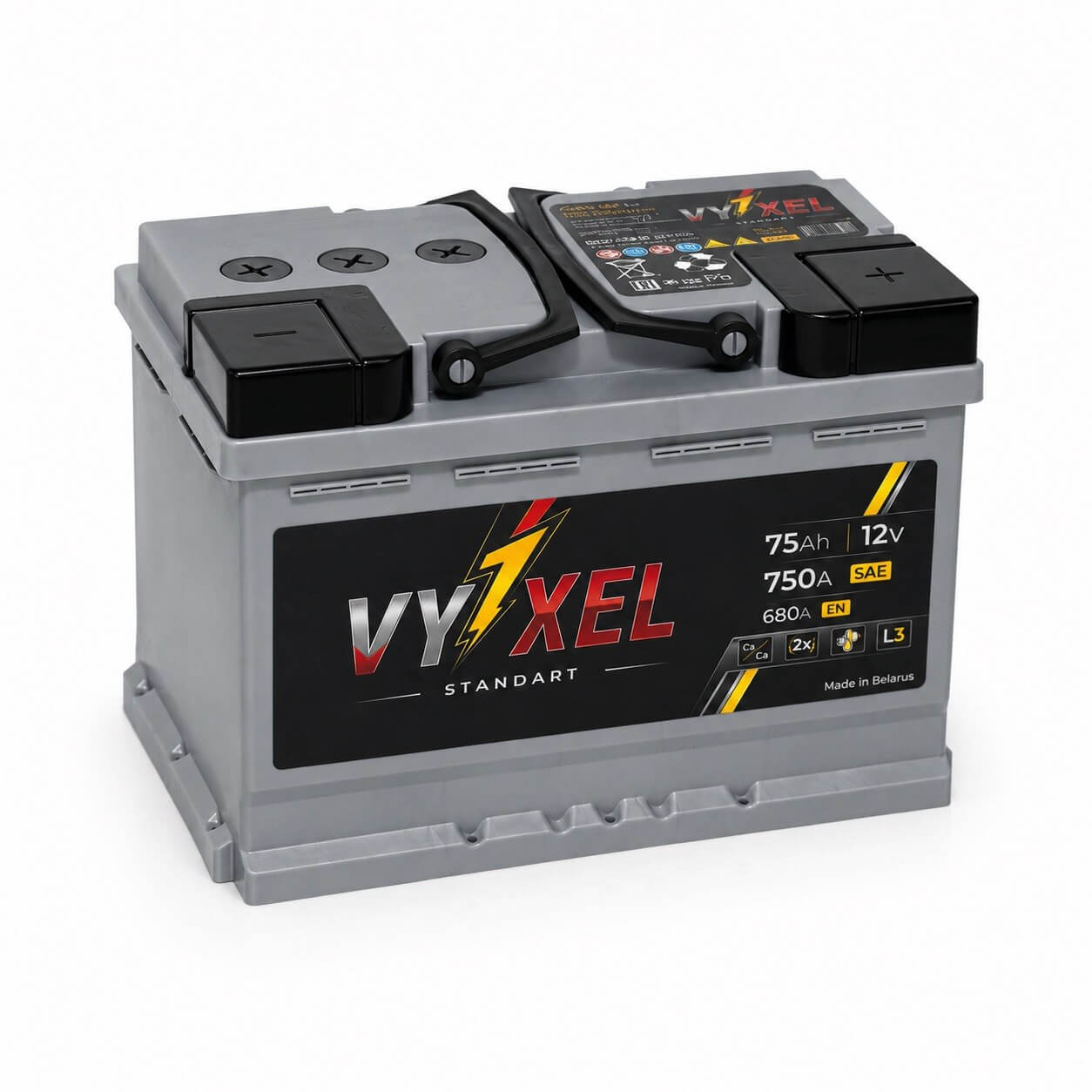 Аккумулятор VYXEL STANDART VX750, предметная фотография